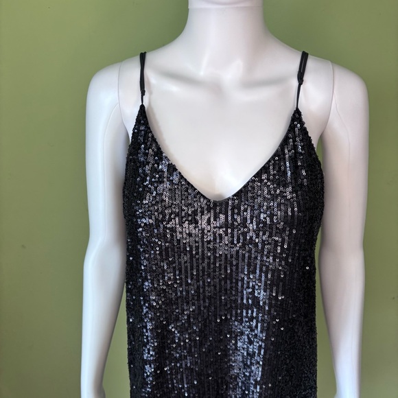 ANTHROPOLOGIE GENTLE FAWN SEQUIN DRESS SIZE MEDIUM - Picture 4 of 8